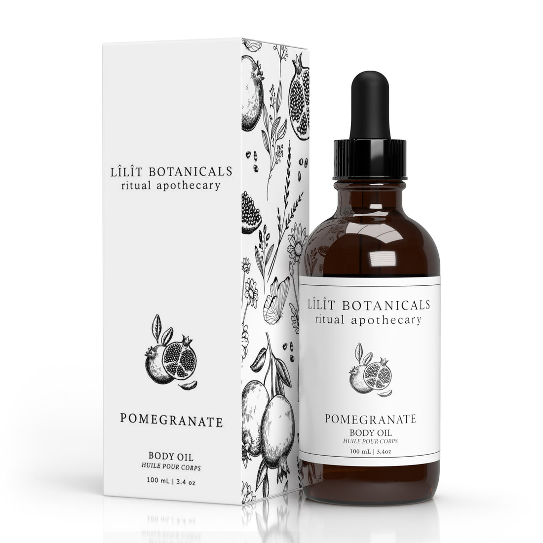 Huile corporelle à la grenade