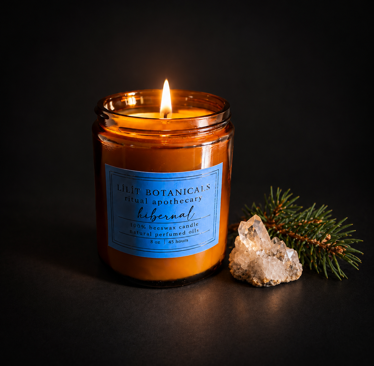 HIBERNAL (Winter) Beeswax Candle