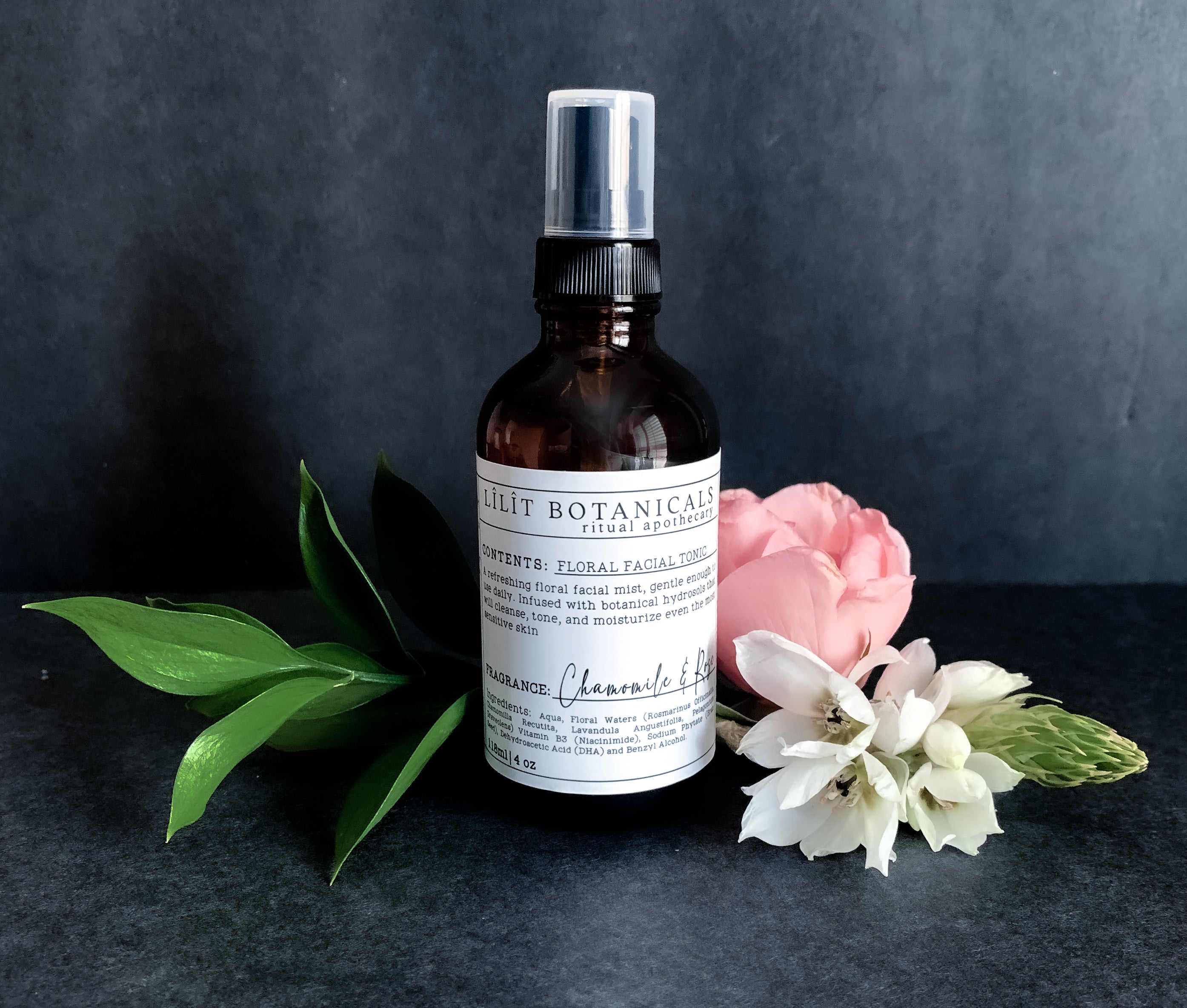 Chamomile Rose Floral Facial Tonic