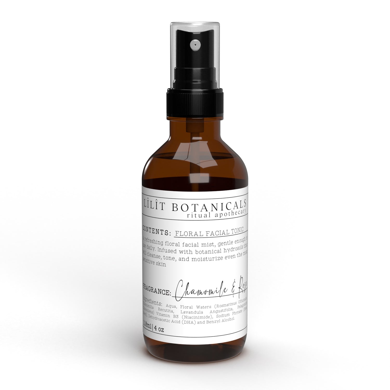 Chamomile Rose Floral Facial Tonic