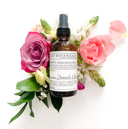 Chamomile Rose Floral Facial Tonic